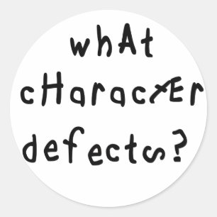 Sticker Rond Ce que le personnage déplaît Drôle Citation Récupé