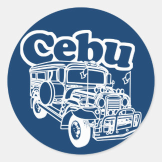 Sticker Rond Cebu Jeepney
