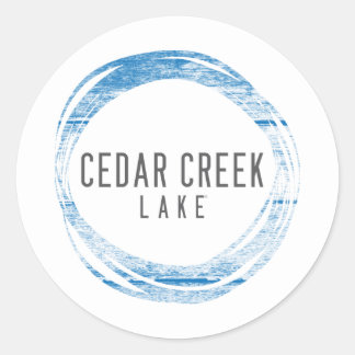 Sticker Rond Cedar Creek LAke