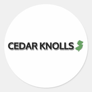 Sticker Rond Cèdre Knolls, New Jersey