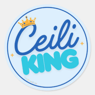 Sticker Rond Ceili King