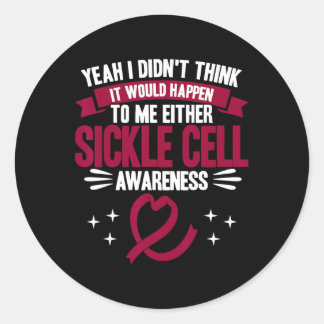 Sticker Rond Cela Me Serait Arrivé À La Sensibilisation À La Ce
