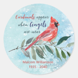 Sticker Rond Célébration du Mémorial des Cardinaux d'Eucalyptus