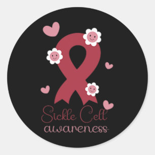Sticker Rond Cellule De Faucille À L'Avant Dans Cette Famille P