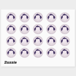Sticker Rond Cellule sanguine blanche