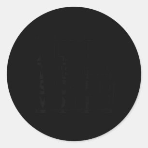 Sticker Rond Cellules Alpha Beta Arrêtées de Fonctionner Drôle