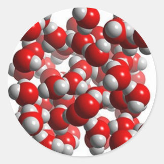 Sticker Rond cellules d'eau