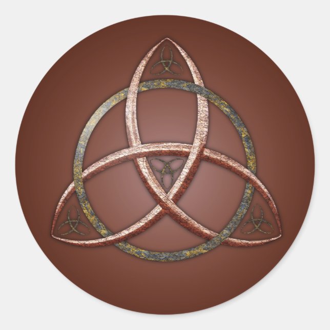 Sticker Rond Celtic Trinity (Devant)