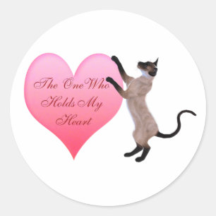 Sticker Rond Celui qui tient mes coeurs
