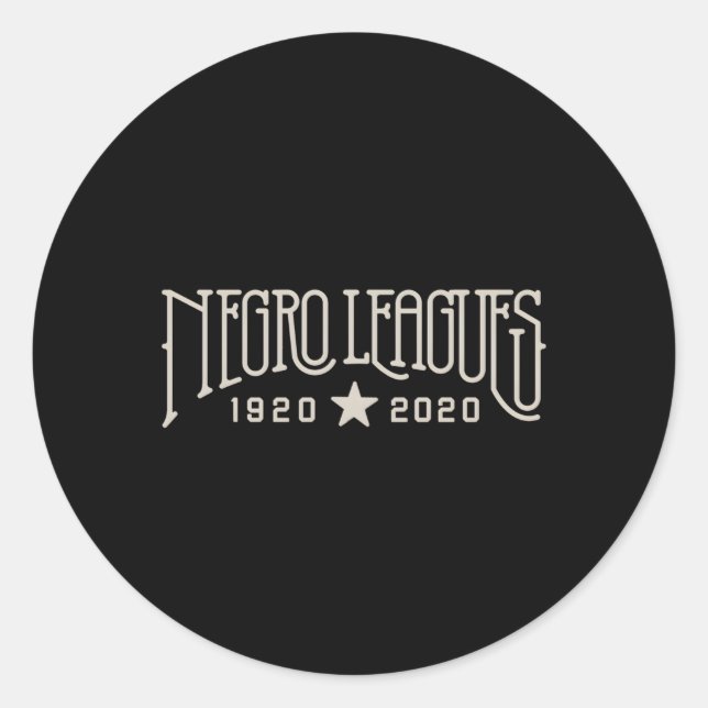 Sticker Rond Centenaire des ligues noires (Devant)