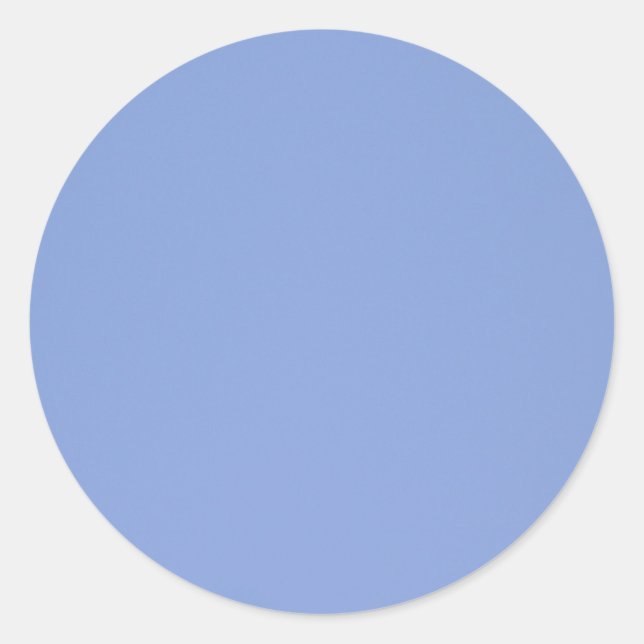Sticker Rond Cercle de couleur bleu ciel (Devant)