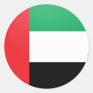 Sticker Rond Cercle de drapeau de qualité des EAU