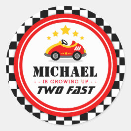 Sticker Rond Cercle de la course rapide