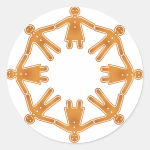 Sticker Rond Cercle de pain d'épice