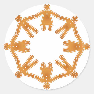 Sticker Rond Cercle de pain d'épices