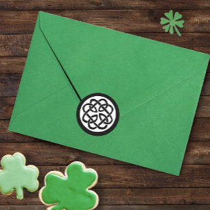 Sticker Rond Cercle de travail de noeud celtique