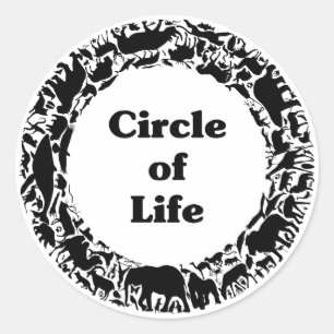 Sticker Rond Cercle de vie