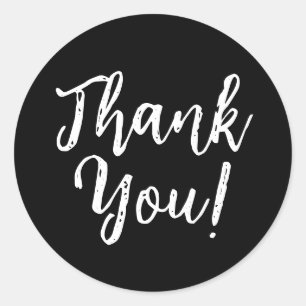 Sticker Rond Cercle Merci