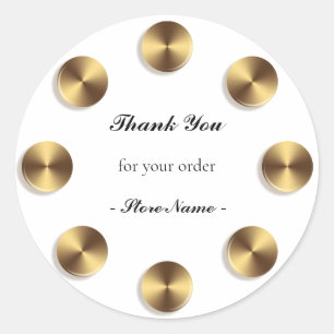 Sticker Rond Cercles géomériques Design moderne