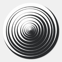 Cercles optiques noirs et blancs
