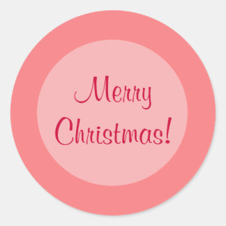 Sticker Rond Cercles rouges