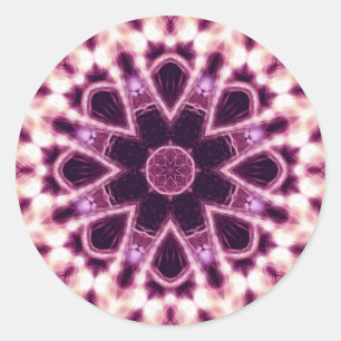 Sticker Rond Cercles sacrés Mandala #002