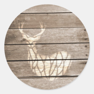 Sticker Rond Cerf urbain