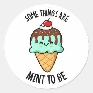 Sticker Rond Certaines Choses Sont À Mentionner Pour Être Migno
