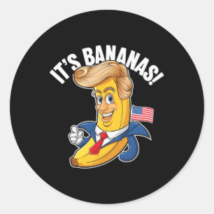Sticker Rond C'est Bananas (pour l'échelle) Starship Funny Meme