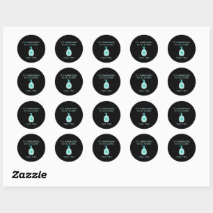Sticker Rond C'est dangereux d'aller seul, prendre cet engrais