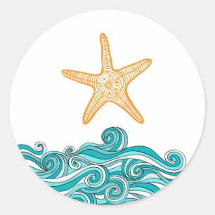 Sticker Rond C'est important pour cette espèce de poisson-Star