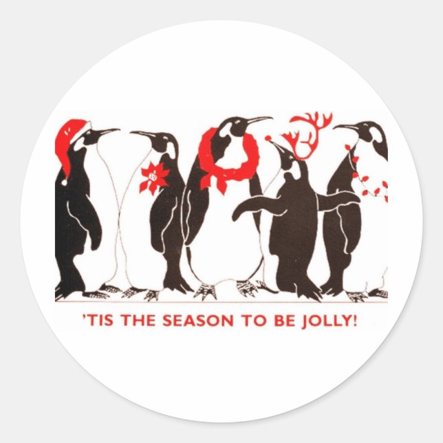 Sticker Rond C'est la saison (Devant)