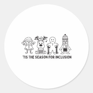 Sticker Rond C'est la saison de l'inclusion pour l'ergothérapeu