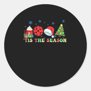 Sticker Rond C'est La Saison De Pickleball Iii