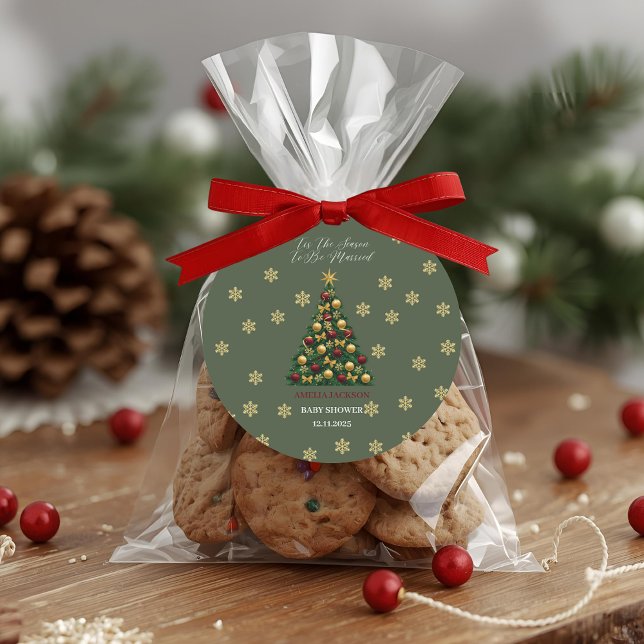 Sticker Rond C'est la Saison de se Marier  Réception de Mariage (Créateur téléchargé)