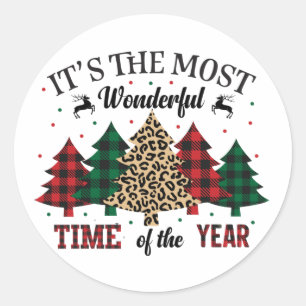 Sticker Rond C'est le moment le plus merveilleux de l'année