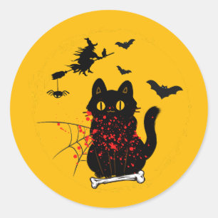 Sticker Rond C'Est Le Moment Le Plus Merveilleux De L'Année Hal