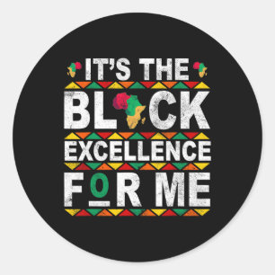 Sticker Rond C'est l'histoire noire pour moi Mois de l'histoire