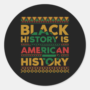 Sticker Rond C'est l'histoire noire pour moi Mois de l'histoire