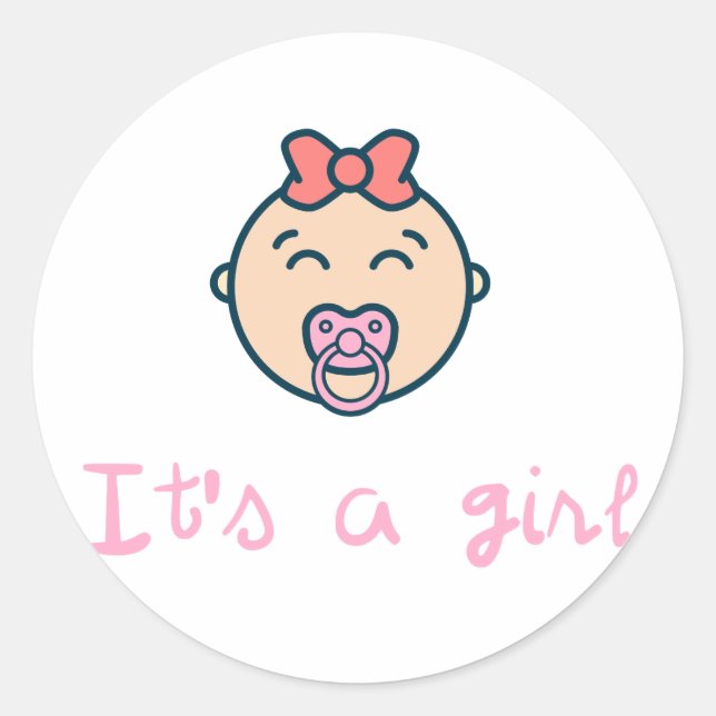 Sticker Rond C'est ma chérie. (Devant)