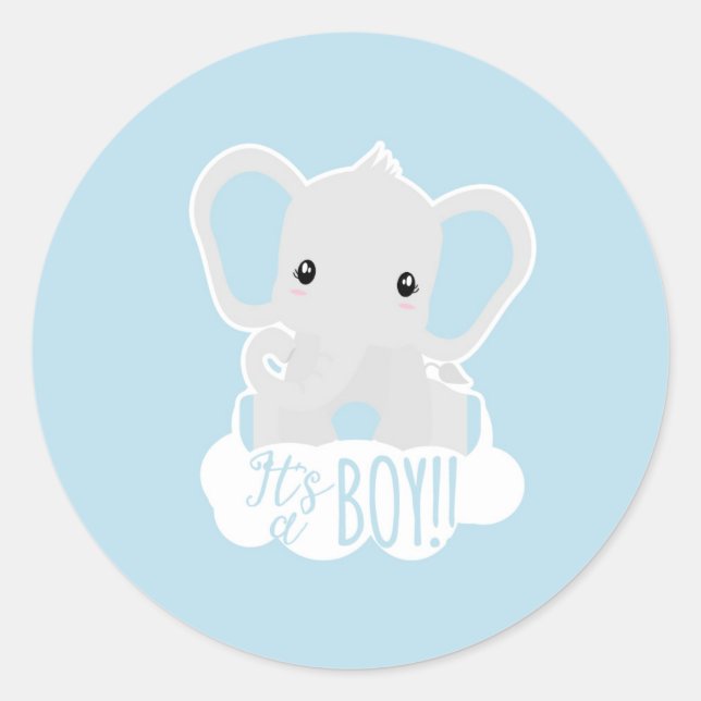 Sticker Rond C'est un enfant (Devant)
