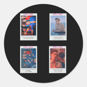 Sticker Rond C'Est Un Ensemble De Péchés T