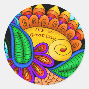 Sticker Rond C'est un grand jour