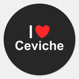 Sticker Rond Ceviche