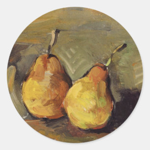 Sticker Rond Cezanne - Deux poires