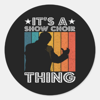 Sticker Rond Chaîne De Chorale De Spectacle I€™S