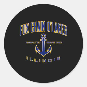 Sticker Rond Chaîne Fox O'Lakes Il Pour