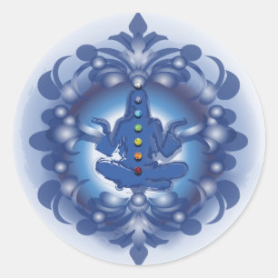 Sticker Rond Chakras