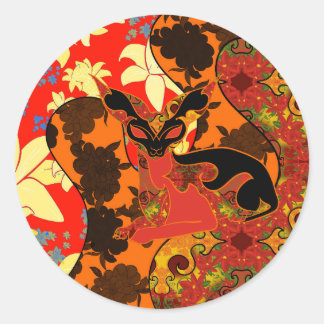 Sticker Rond Chamalion