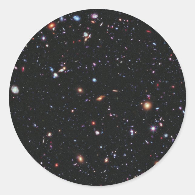 Sticker Rond Champ profond eXtreme Hubble (Devant)